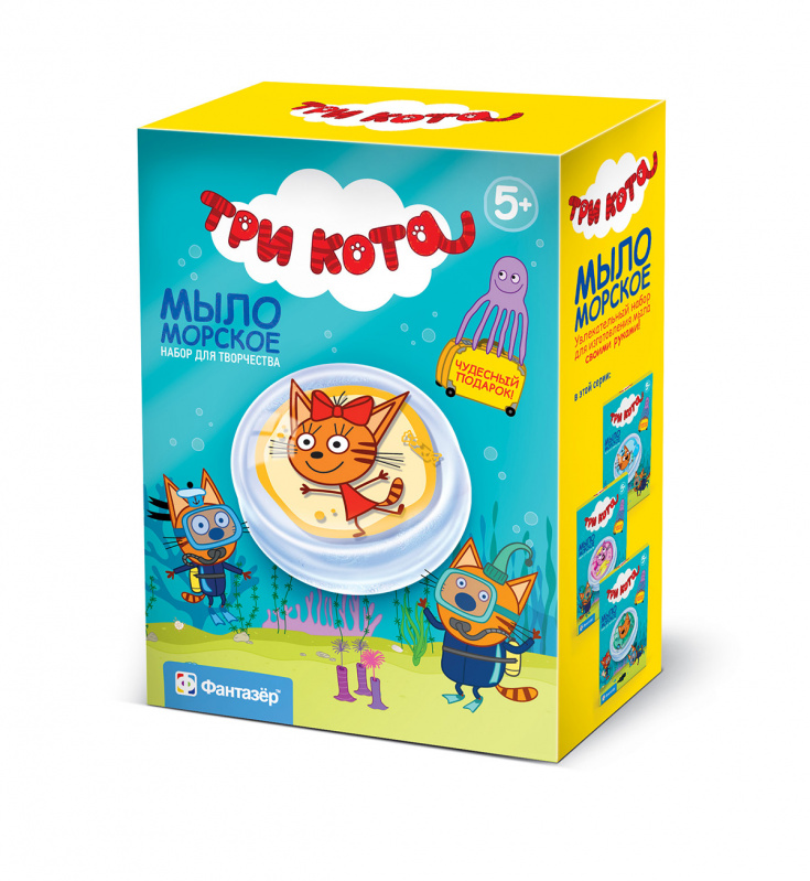 405134 Три кота Мыло с картинкой Коржик