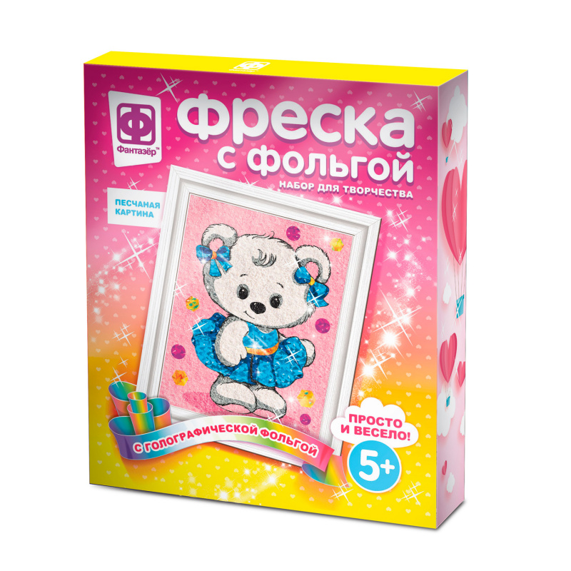 407321 Фреска с фольгой. Танк