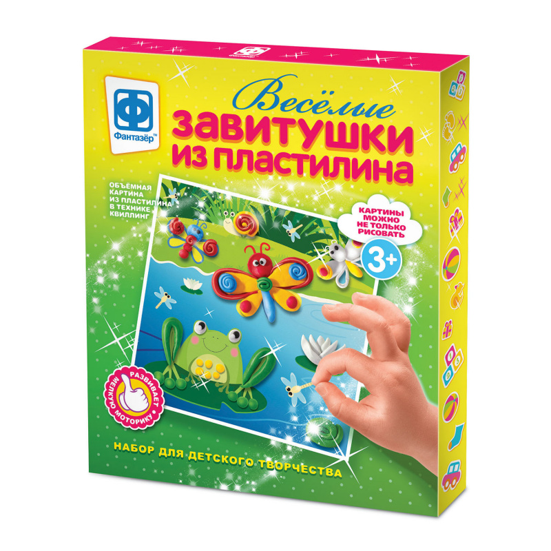 447105 Веселые завитушки из пластилина Набор №5