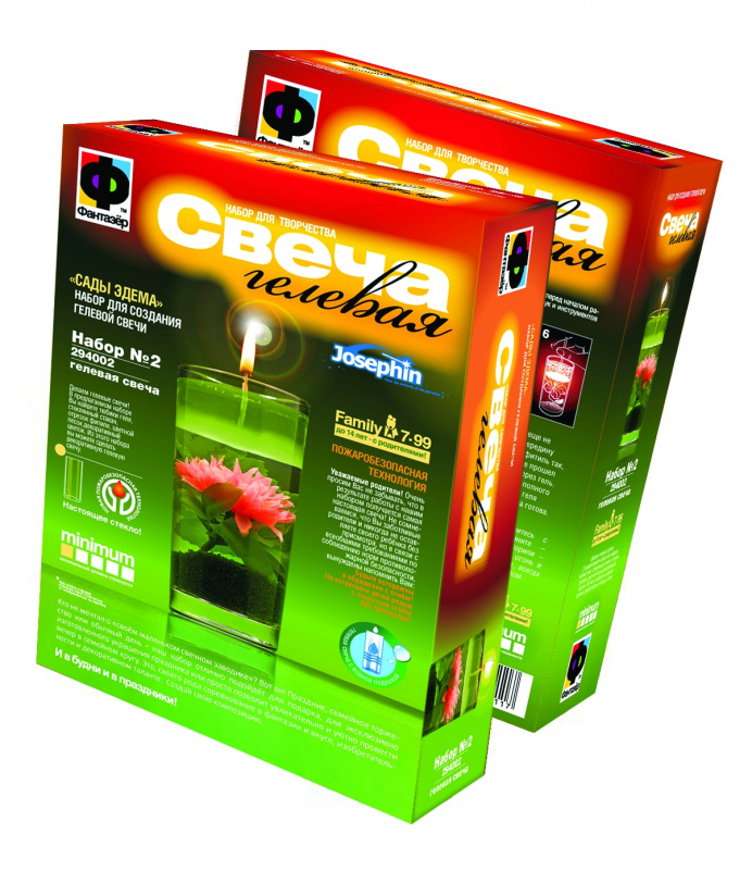 294002 Свеча гелевая "Сады Эдема"